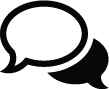 Imagen del icono de las burbujas de chat
